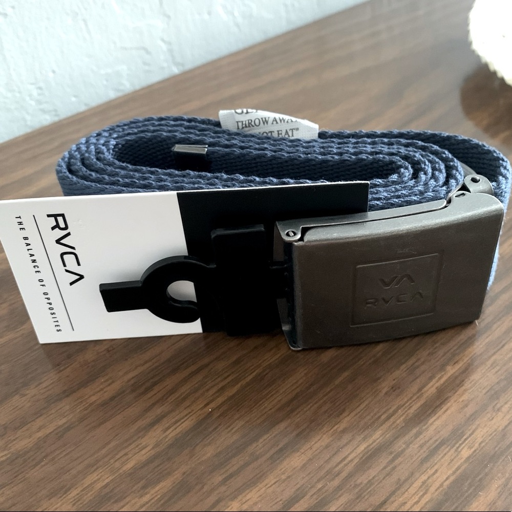 NWT RVCA Navy Falcon Web Belt
